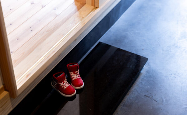 土間のある玄関